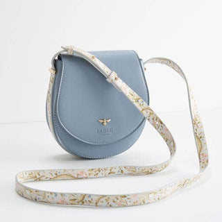 Toile de Jouy Vintage Blue Camera Bag by Fable US