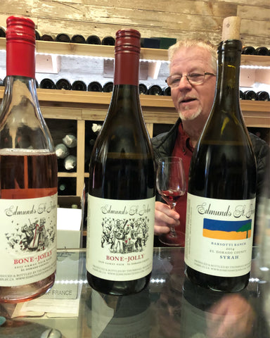Steve Edmunds and his wines