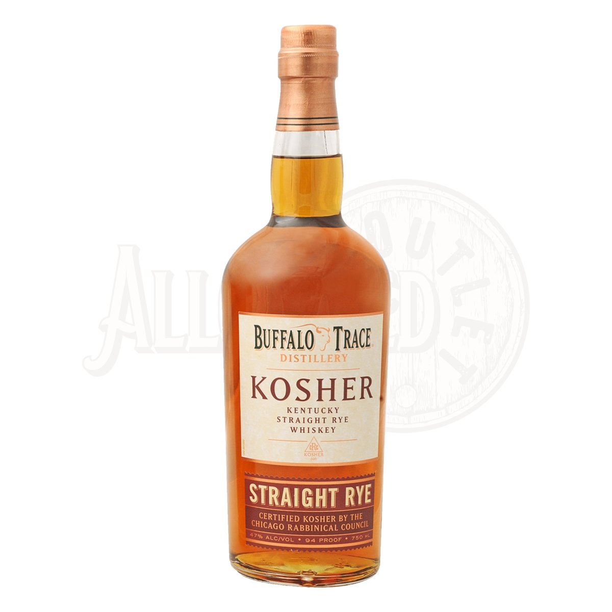 Buffalo Trace Kosher Straight Rye Bourbon