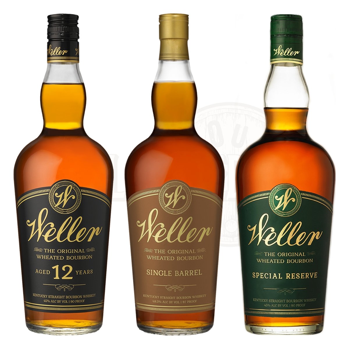 W.L. Weller 12 Year Bourbon, Single Barrel & Special Reserve Bundle