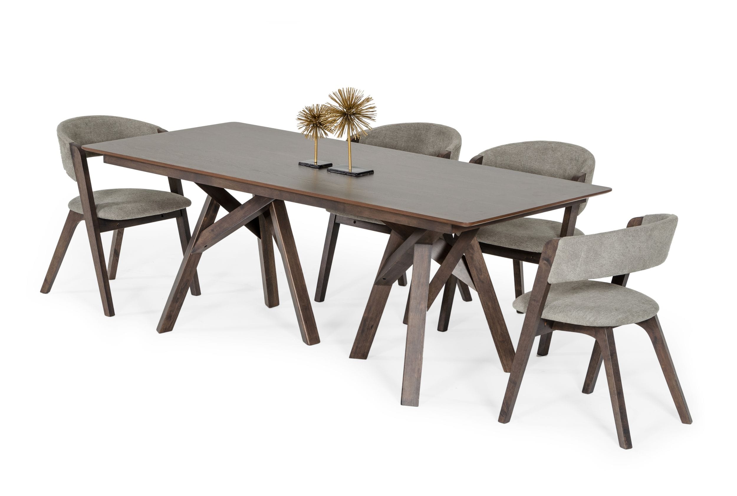Modrest Grover Modern Dark Wenge Dining Table