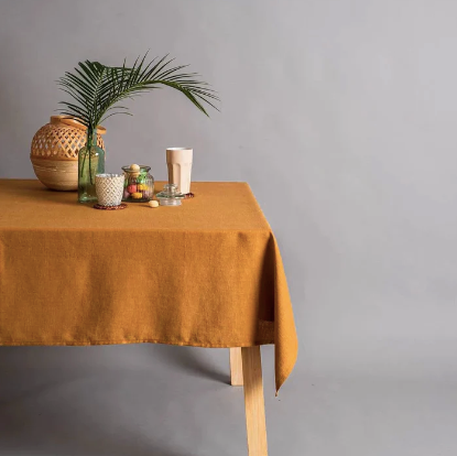 linen tablecloth