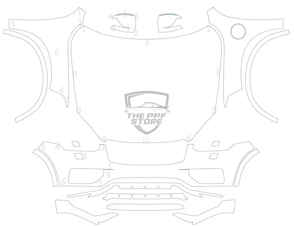 2021 Volvo XC90 Recharge R-Design PPF Kit