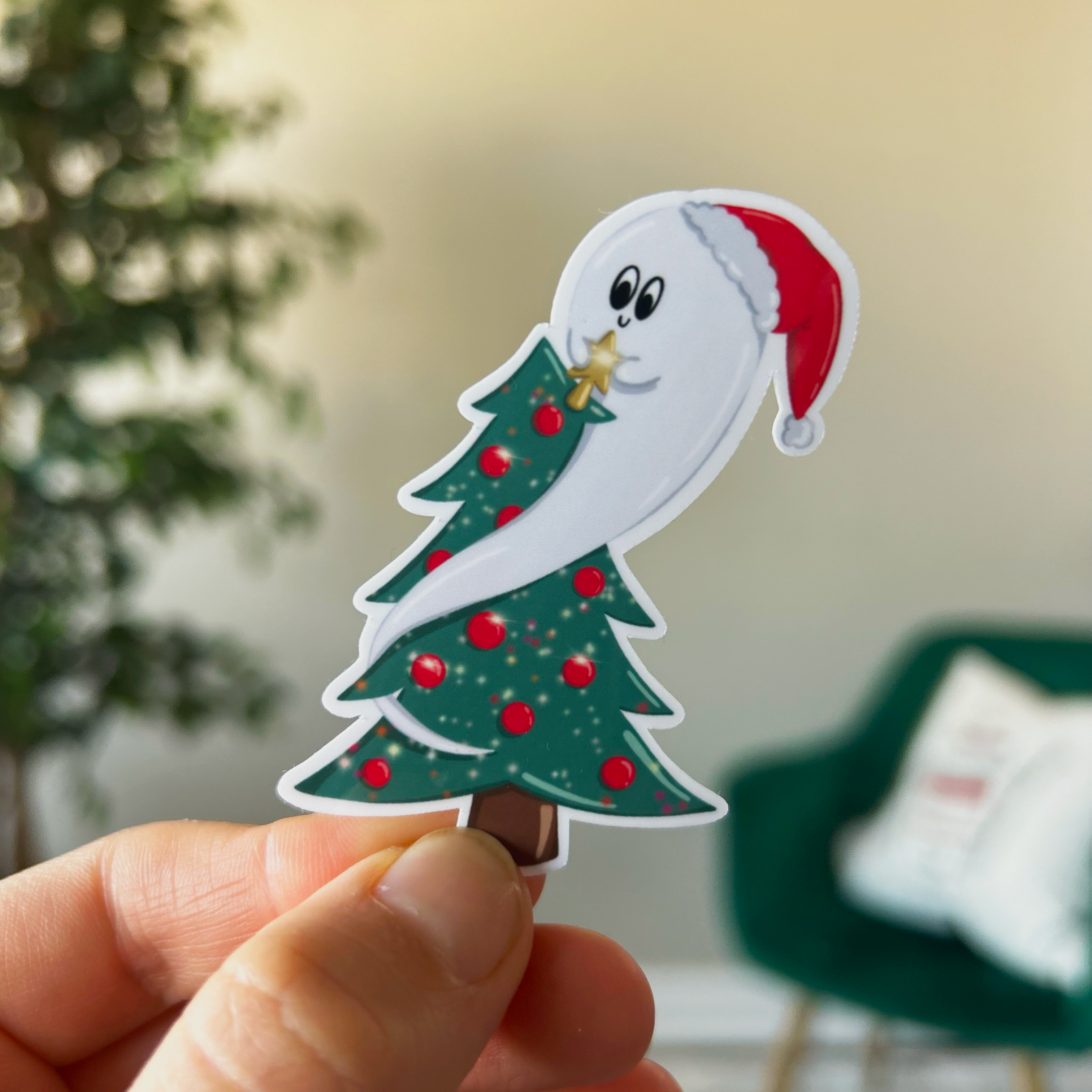 image for The Christmas Ghost Sticker