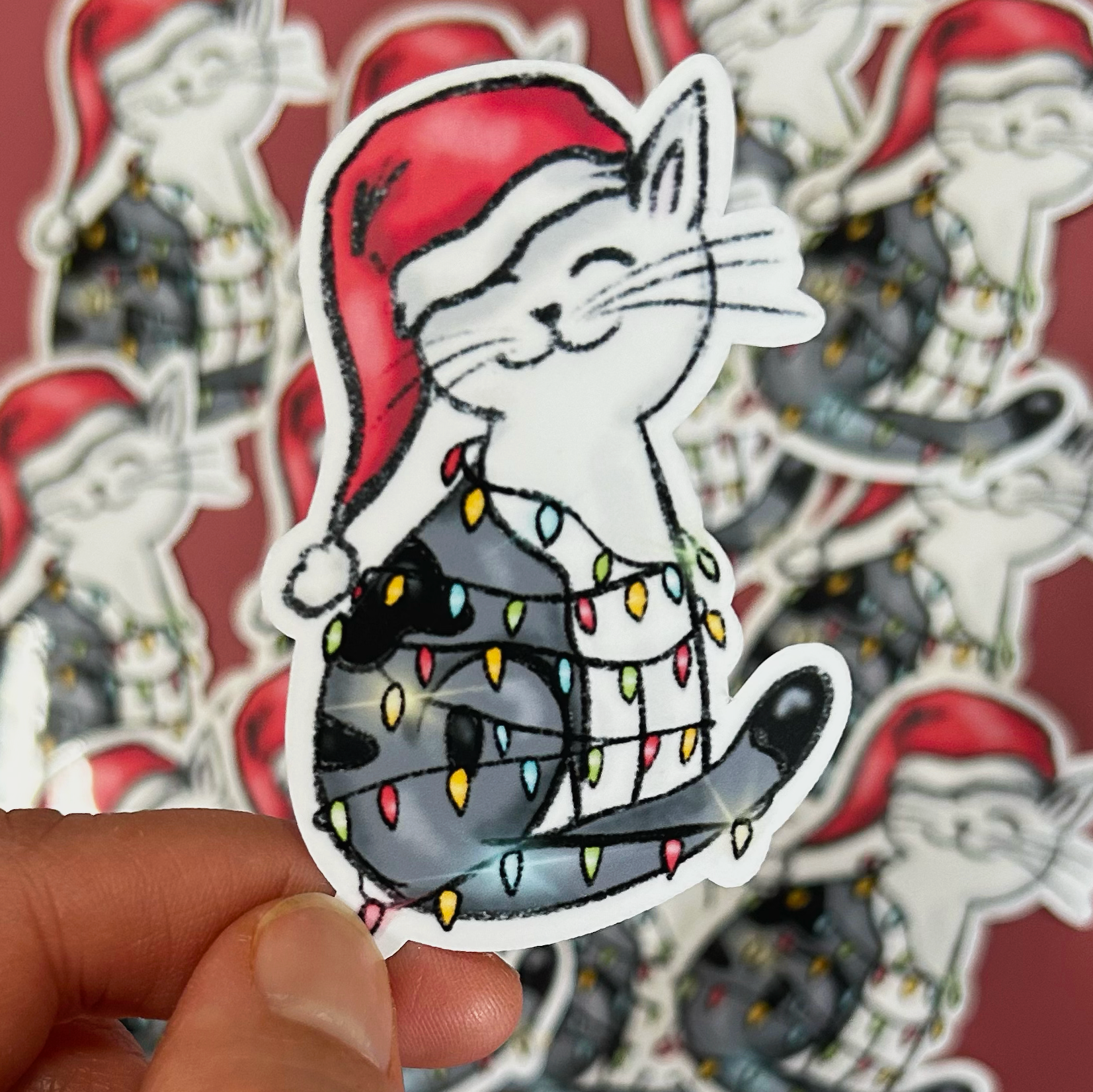 image for The Christmas Kitty Sticker
