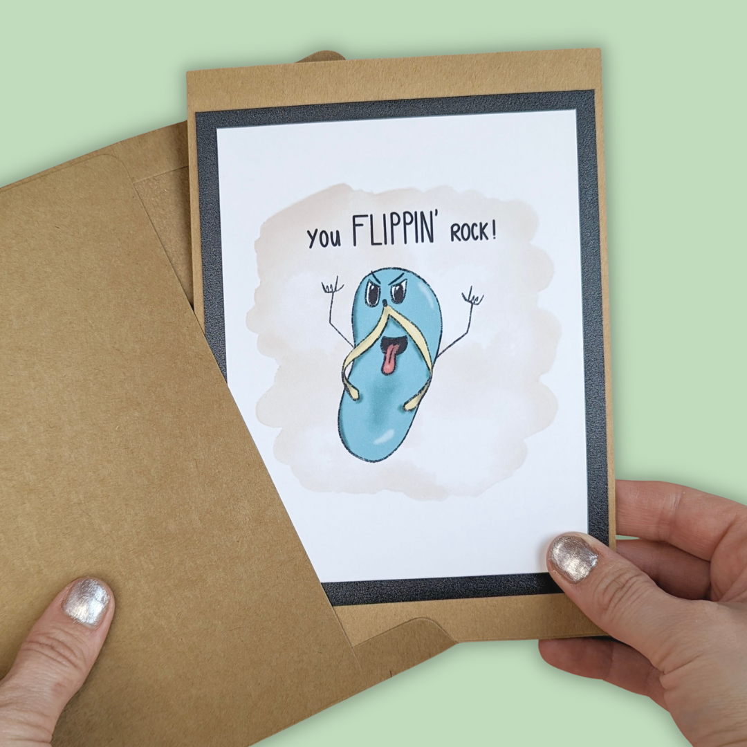 image for The Flippin' Rock Card