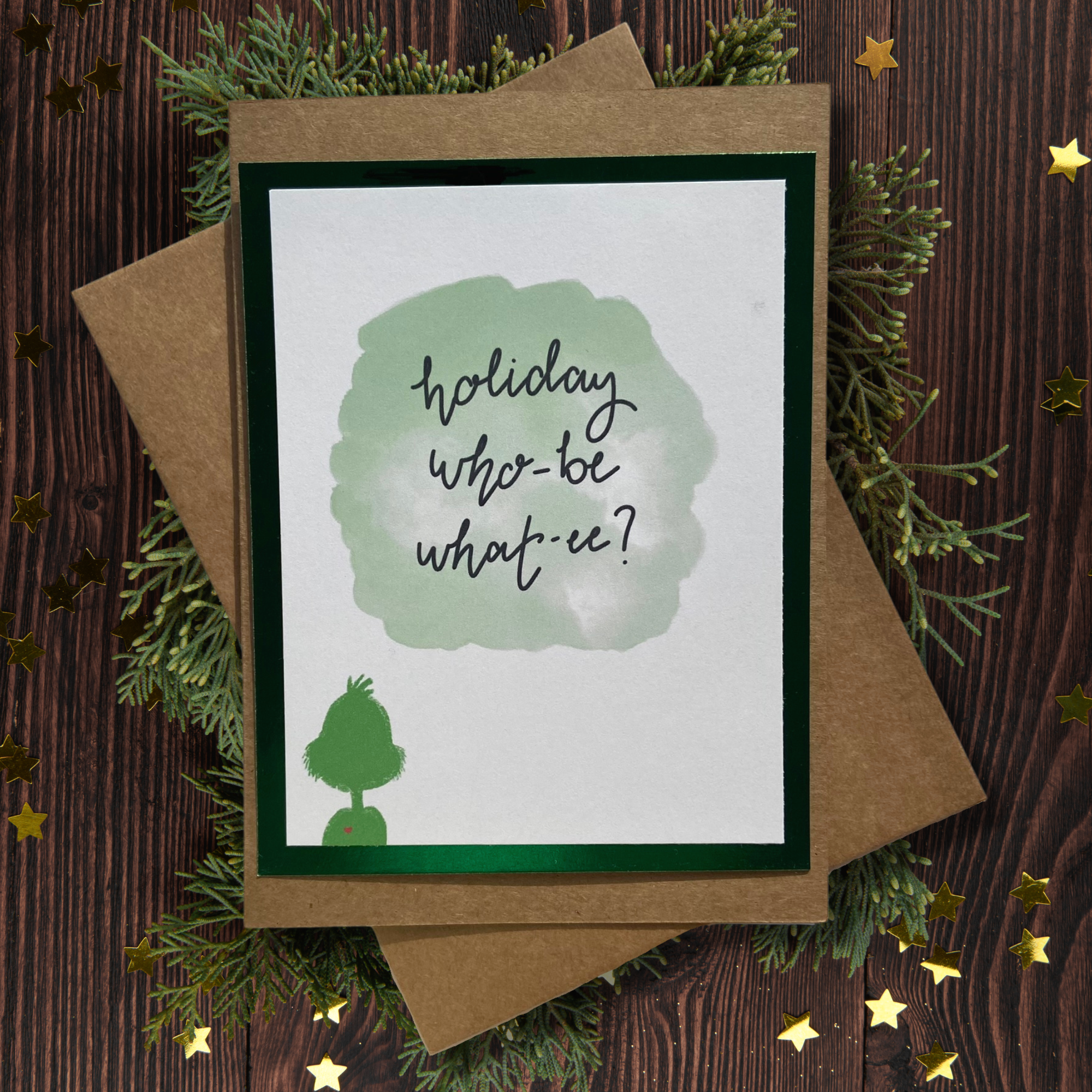 image for Grinch Illustrated Christmas Card