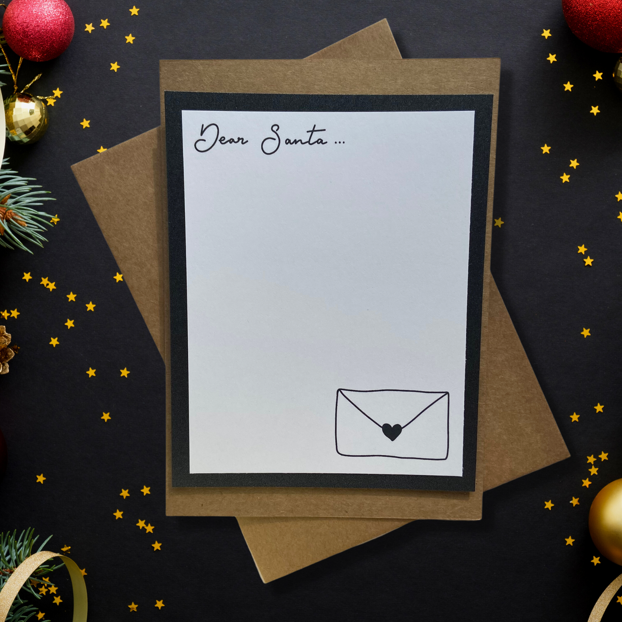 image for Dear Santa Minimalist Christmas Card