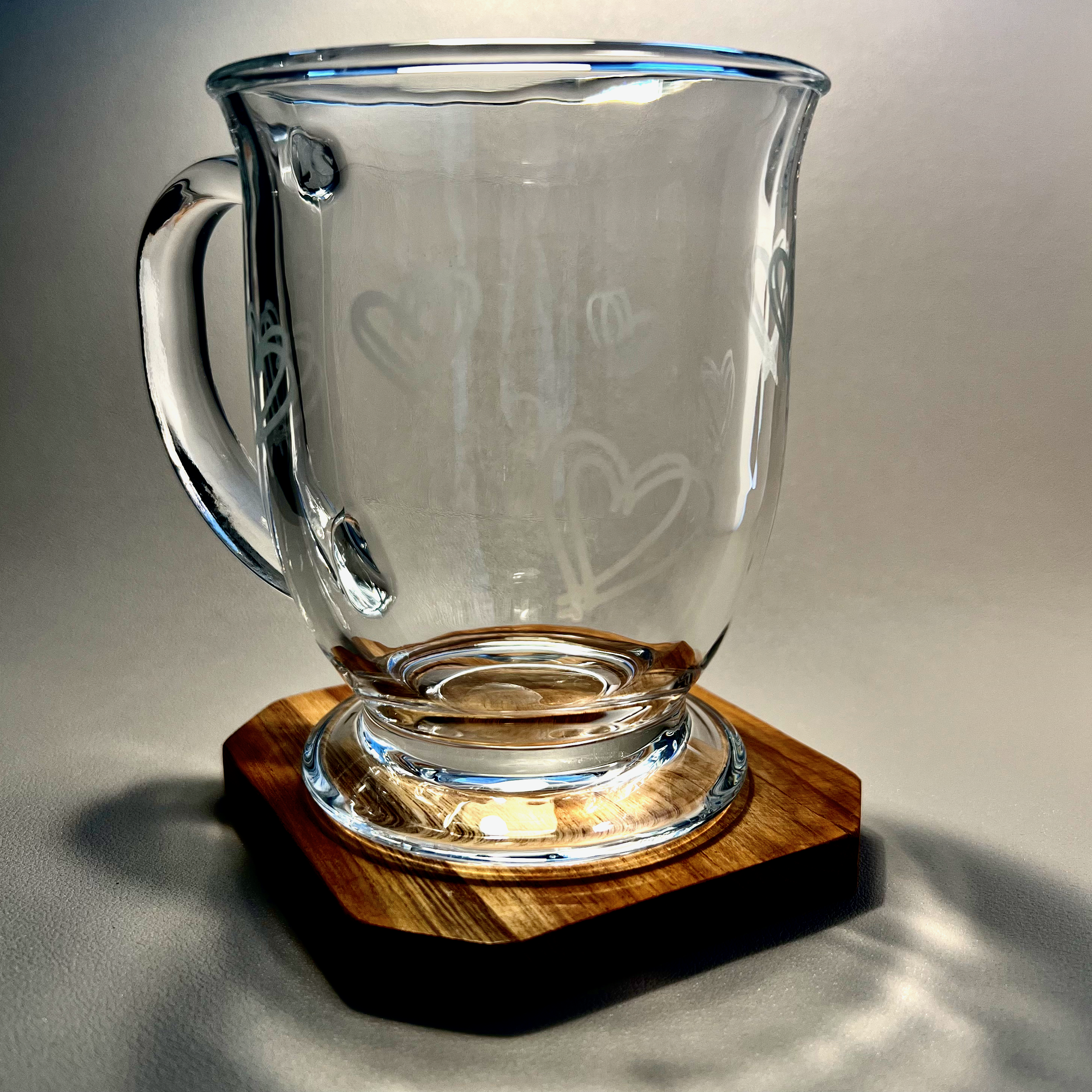 image for The Heart Doodle Glass Mug