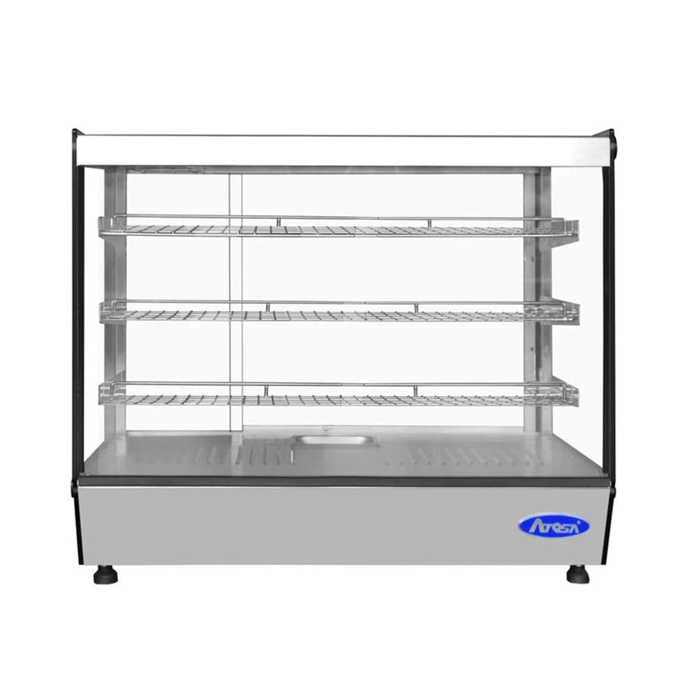 Atosa CHDS-53 28 5.3cuft heated countertop display case for warming