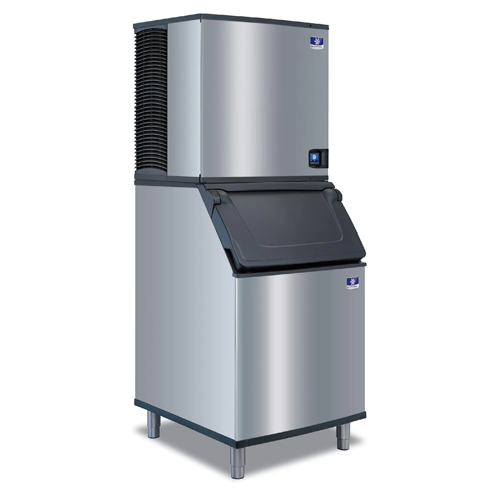 The Manitowoc Ice IDT0500A/D570 520 lb Indigo NXT™ Full Cube Industrial Ice Machine.