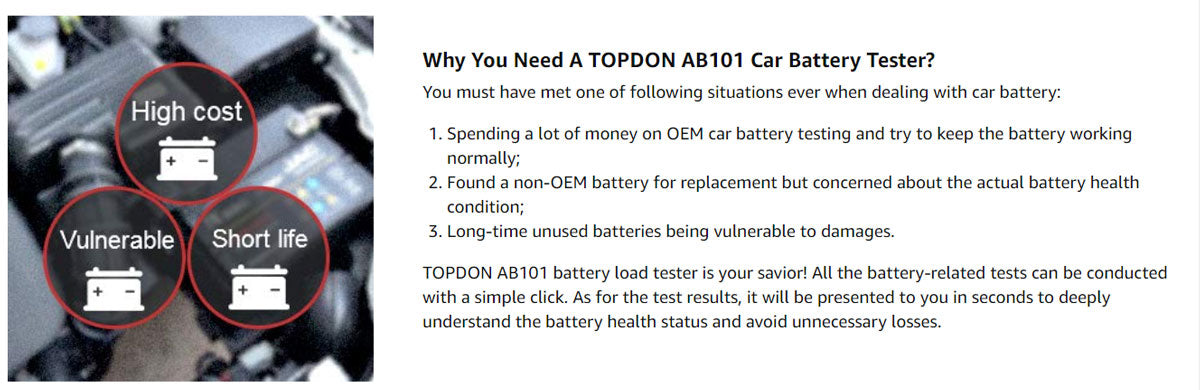 Topdon ArtiBattery 101 AB101