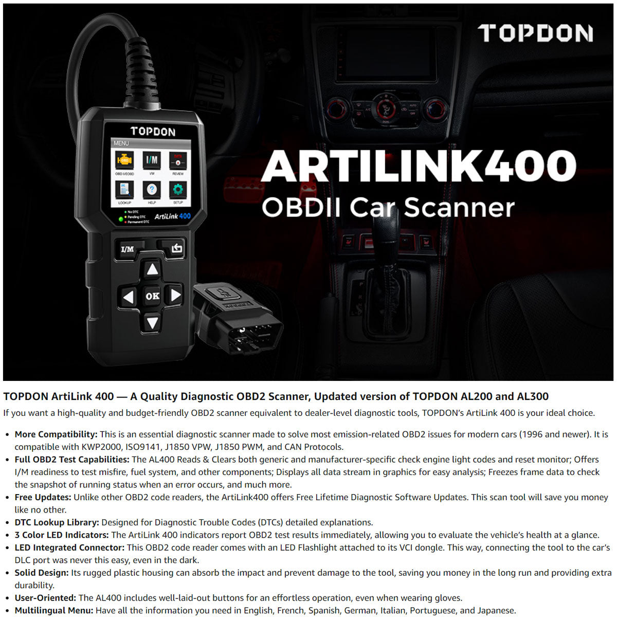 Topdon ArtiLink400 AL400