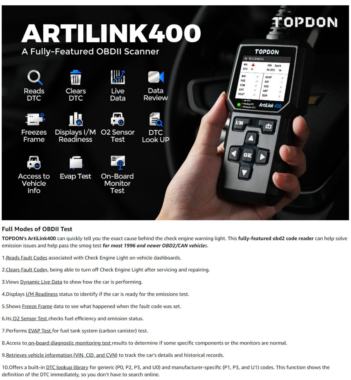 Topdon ArtiLink400 AL400