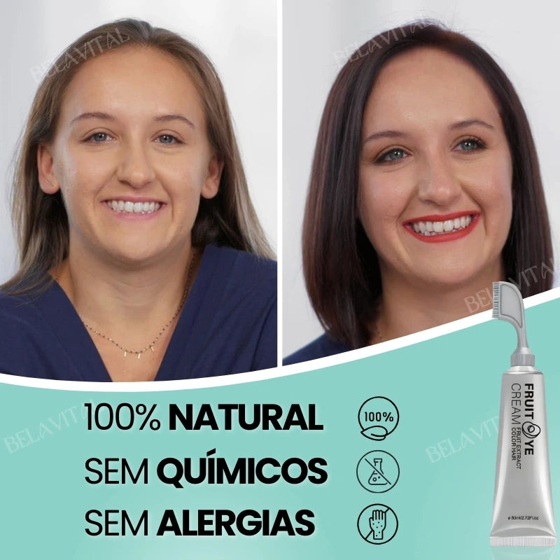 O NaturiColor é um Produto 100% Natural e Seguro, Sem amônia, metais pesados ou peróxido de hidrogênio.