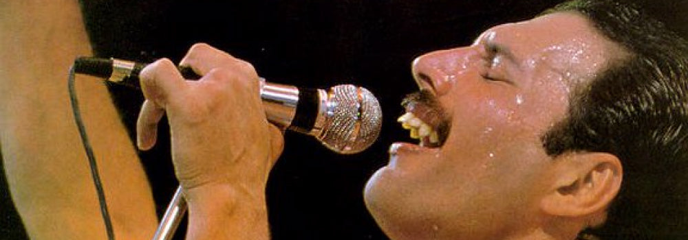 Freddie Mercury singing