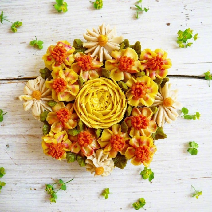 Gâteau Aux Fleurs