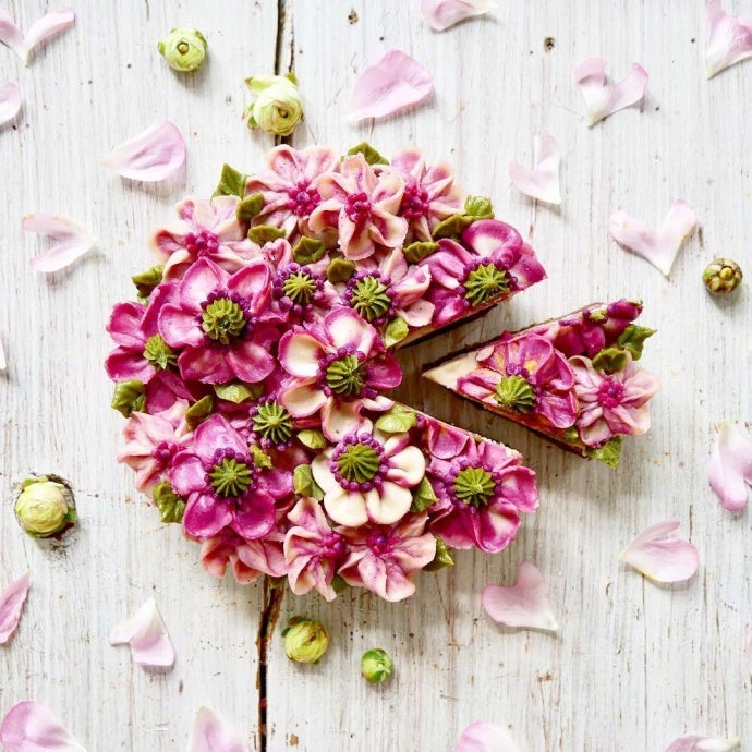 Gâteau Aux Fleurs