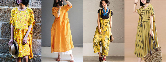 Collection Buykud de robes jaunes