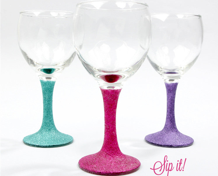 Glitter Wine Glasses-2