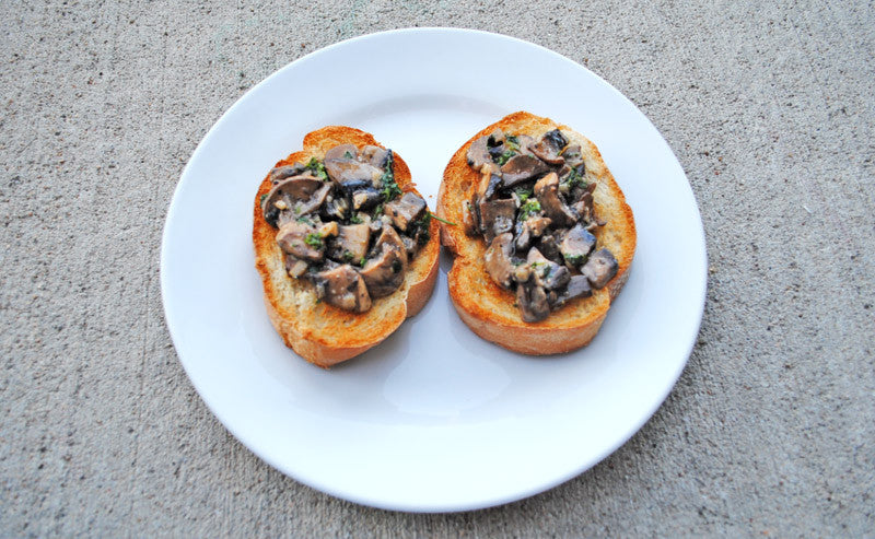 Garlic & Mushroom Toast