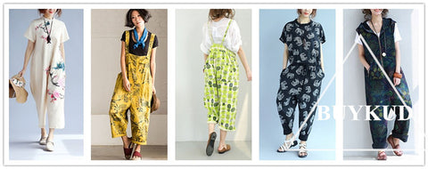 Jumpsuits with Retro Prints