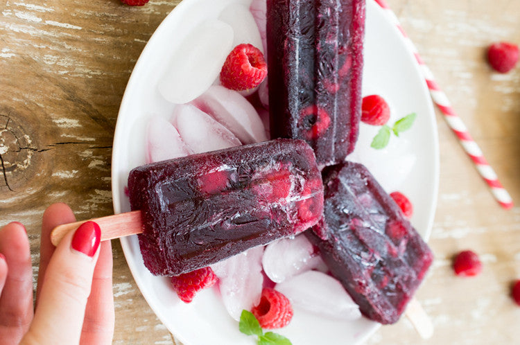 Raspberry Sangria Ice-lolly