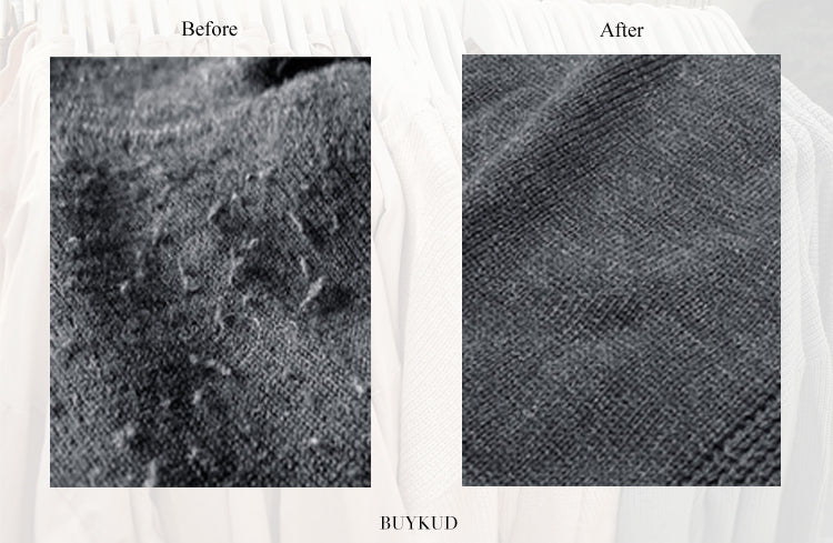 Remove Sweater Pilling Before & After