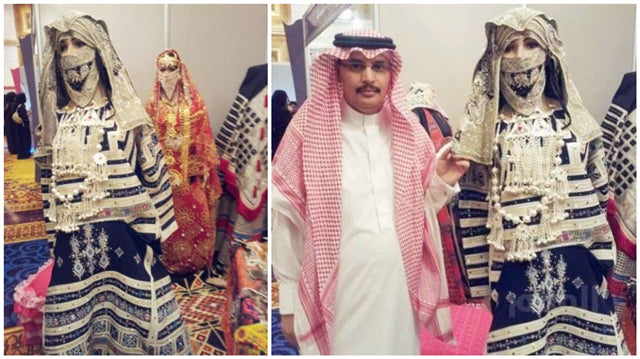 Saudi-arabisches traditionelles Hochzeitskleid-1