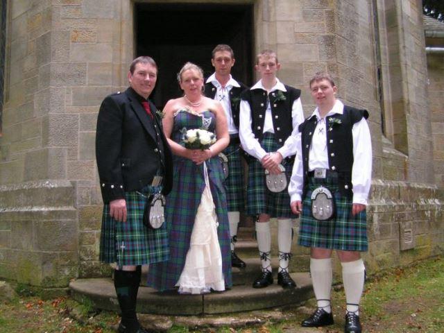 Schottland-Traditionelle Brautkleider 1
