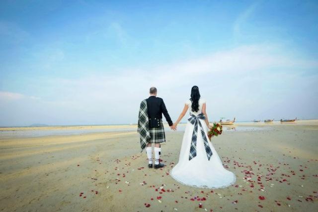 Schottland-Traditionelle Brautkleider 2