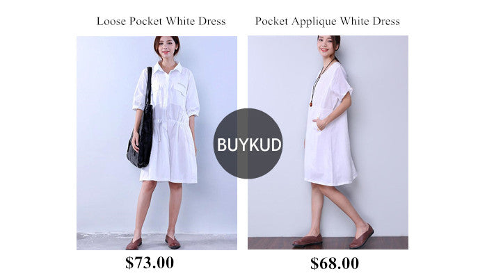 Weißes kurzes Kleid