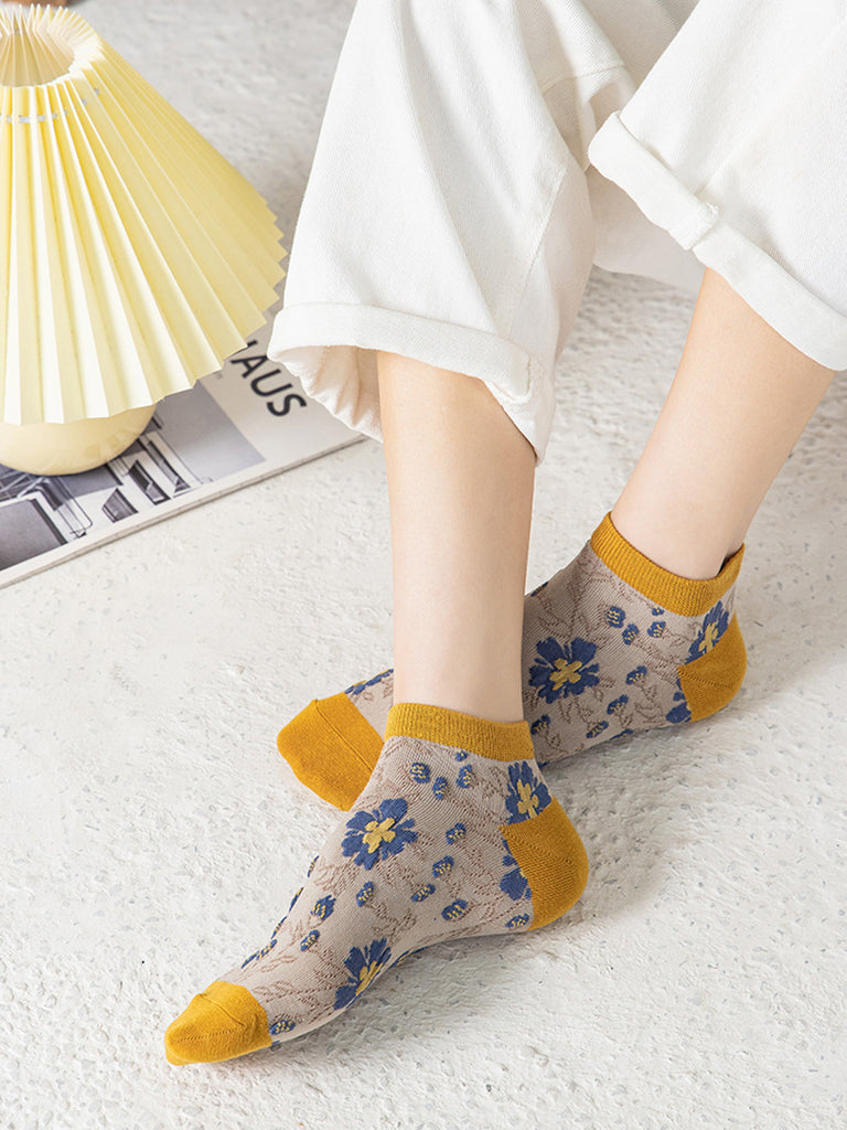 Casual 100% Cotton Socks for Women | BUYKUD