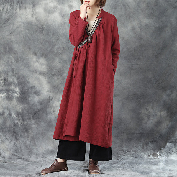 Woman Casual Loose Linen Cotton Coats Online – Page 13