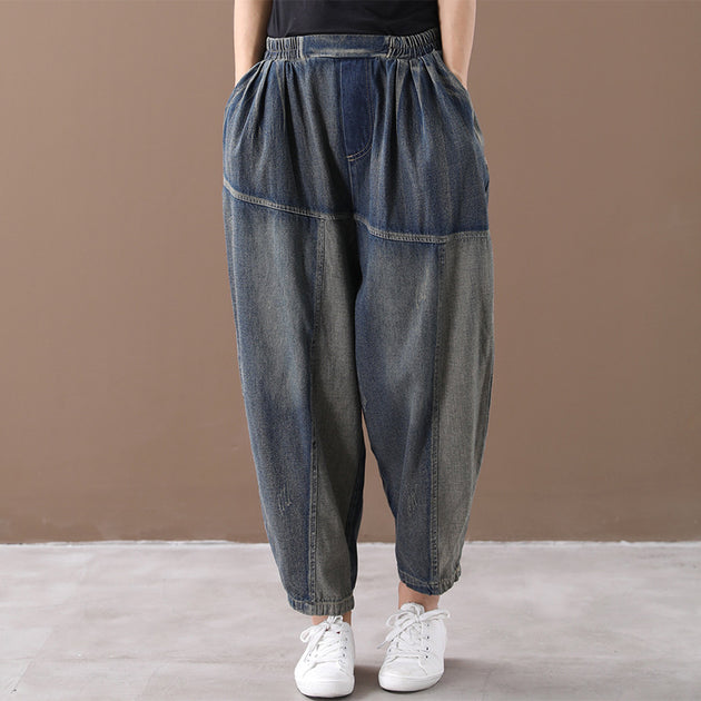 Casual Loose Pants, Linen Cotton Pants, Plus Size Pants – Page 4 – BUYKUD