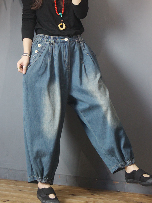 Casual Loose Pants, Linen Cotton Pants, Plus Size Pants – BUYKUD