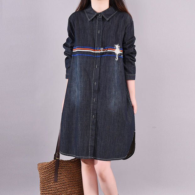 Plus Size Dresses, Cotton and Linen Dresses, Casual Loose Style Dresses ...