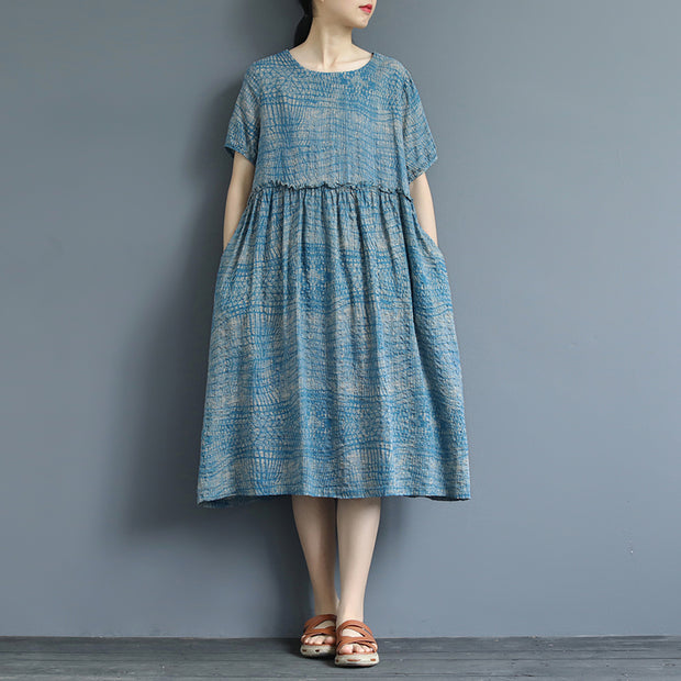 Plus Size Dresses Cotton And Linen Dresses Casual Loose Style Dresses Page 17 Buykud 