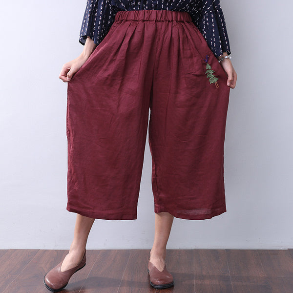 Pants for Women | Loose Fitting Cotton Linen Harem Pants