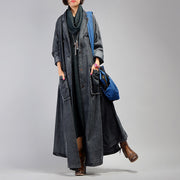 Womens Cotton Coats and Jackets - Womens Casual Loose Coats - BUYKUD ...