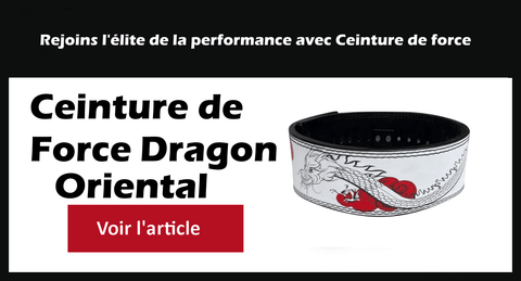 Ceinture de force avec un dessin de dragon