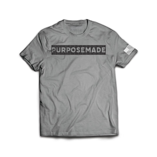 Banner Tee Shirt - Black – PurposeMade