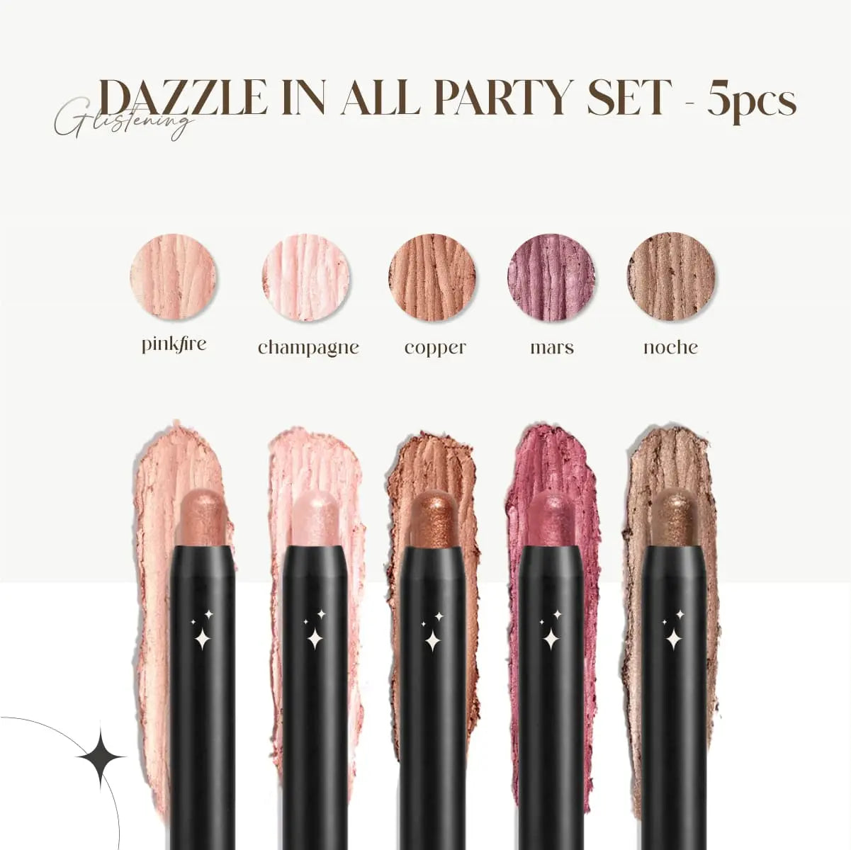 set-dazzle-in-all-party-5 pezzi