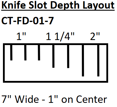 Drawer Insert Knife Block 7 Knives - Wüsthof @ RoyalDesign