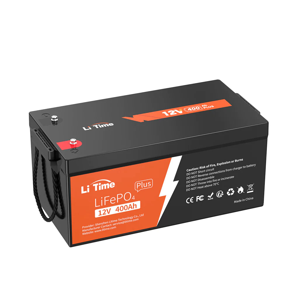 LiTime 12V 400Ah LiFePO4 Lithium Battery