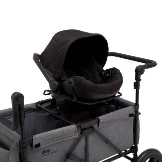 Jeep Wrangler Stroller Wagon with Included Car Seat Adapter - Gray –  Marcellasa