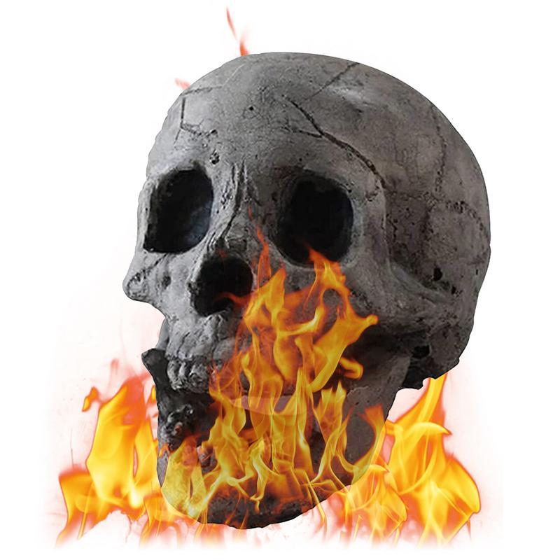 Fire Pit Skull Decor Accessories Halloween Decorations Simulation – Moon  Goddess