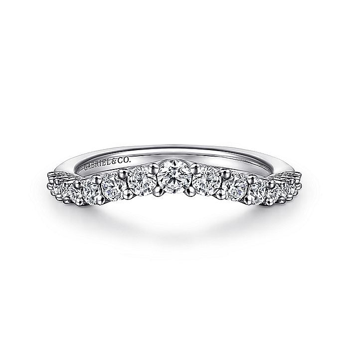 33-9125 14kt white gold diamond band