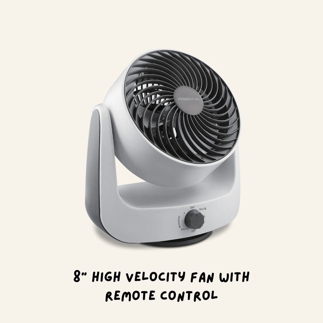 8" High Velocity Fan with Remote Control MHV800R