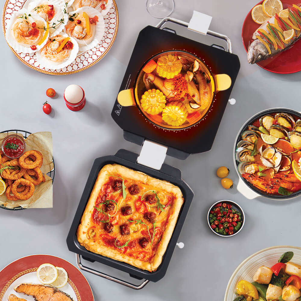 The Versatility of the Mayer 2-in-1 Multi-Functional Ceramic Cooker and Grill